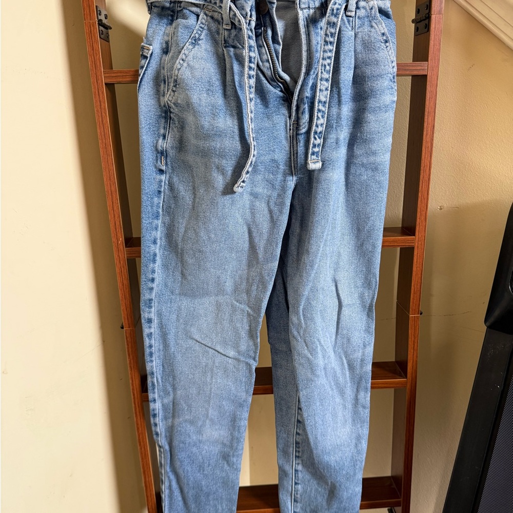 Hollister Light Blue Ultra High-Rise Denim